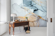 3D Blue Color Gradient Wall Mural Wallpaper 93- Jess Art Decoration