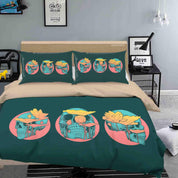 3D Skull Lotus Unique Quilt Cover Set Bedding Set Duvet Cover Pillowcases WJ 9212- Jess Art Decoration