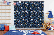 3D Cartoon Animal Whale Kids Curtains and Drapes LQH 20- Jess Art Decoration