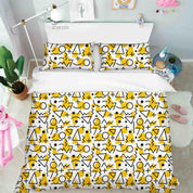 3D Abstract Geometric Pattern Quilt Cover Set Bedding Set Duvet Cover Pillowcases 122- Jess Art Decoration