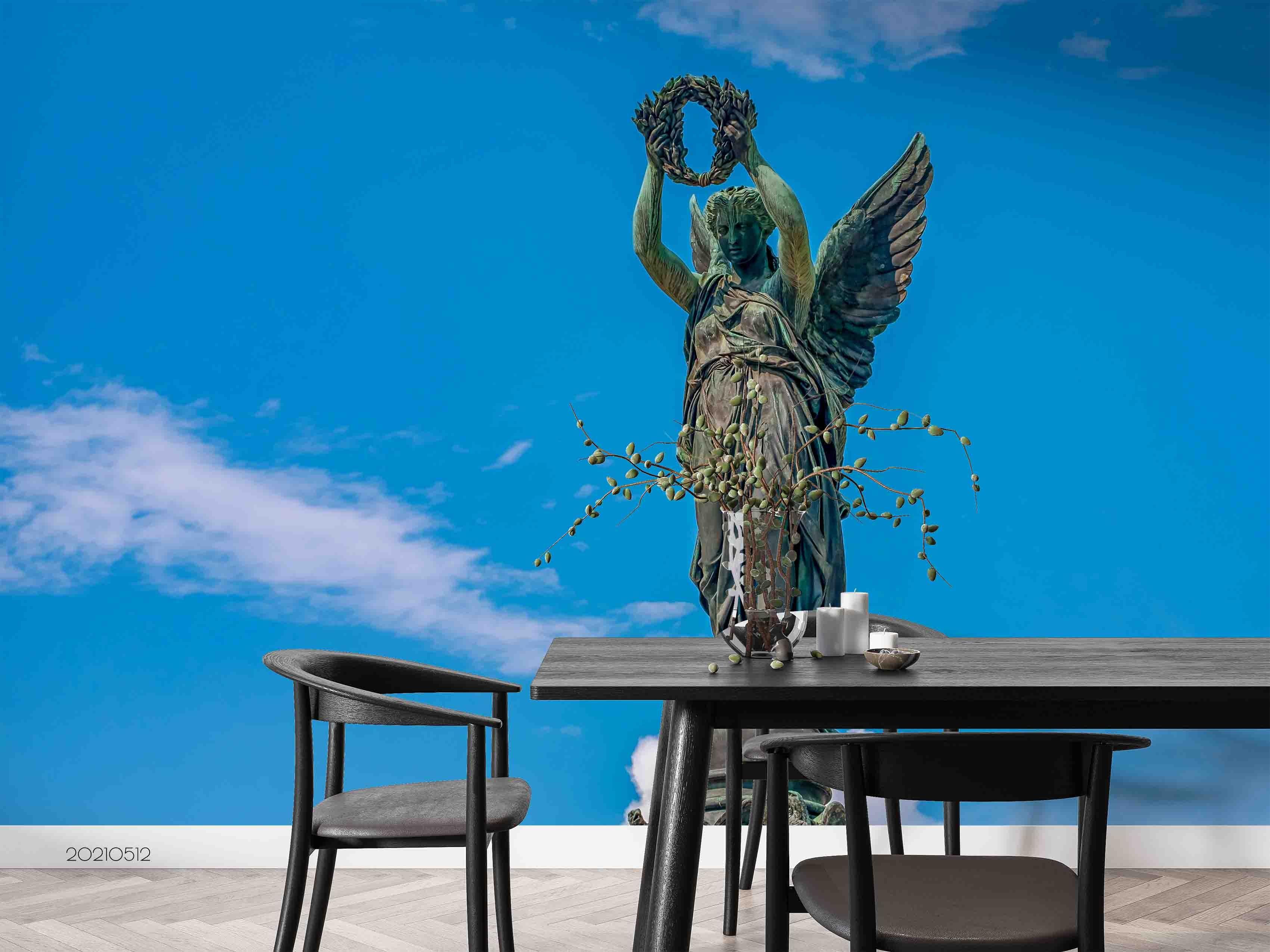 3D Art Sculpture Wall Mural Wallpaper LQH 243- Jess Art Decoration