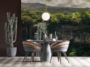 3D Landscape Green Forest Stream Wall Mural Wallpaper LQH 165- Jess Art Decoration