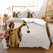 3D Golden Art Sculpture Quilt Cover Set Bedding Set Duvet Cover Pillowcases 248- Jess Art Decoration