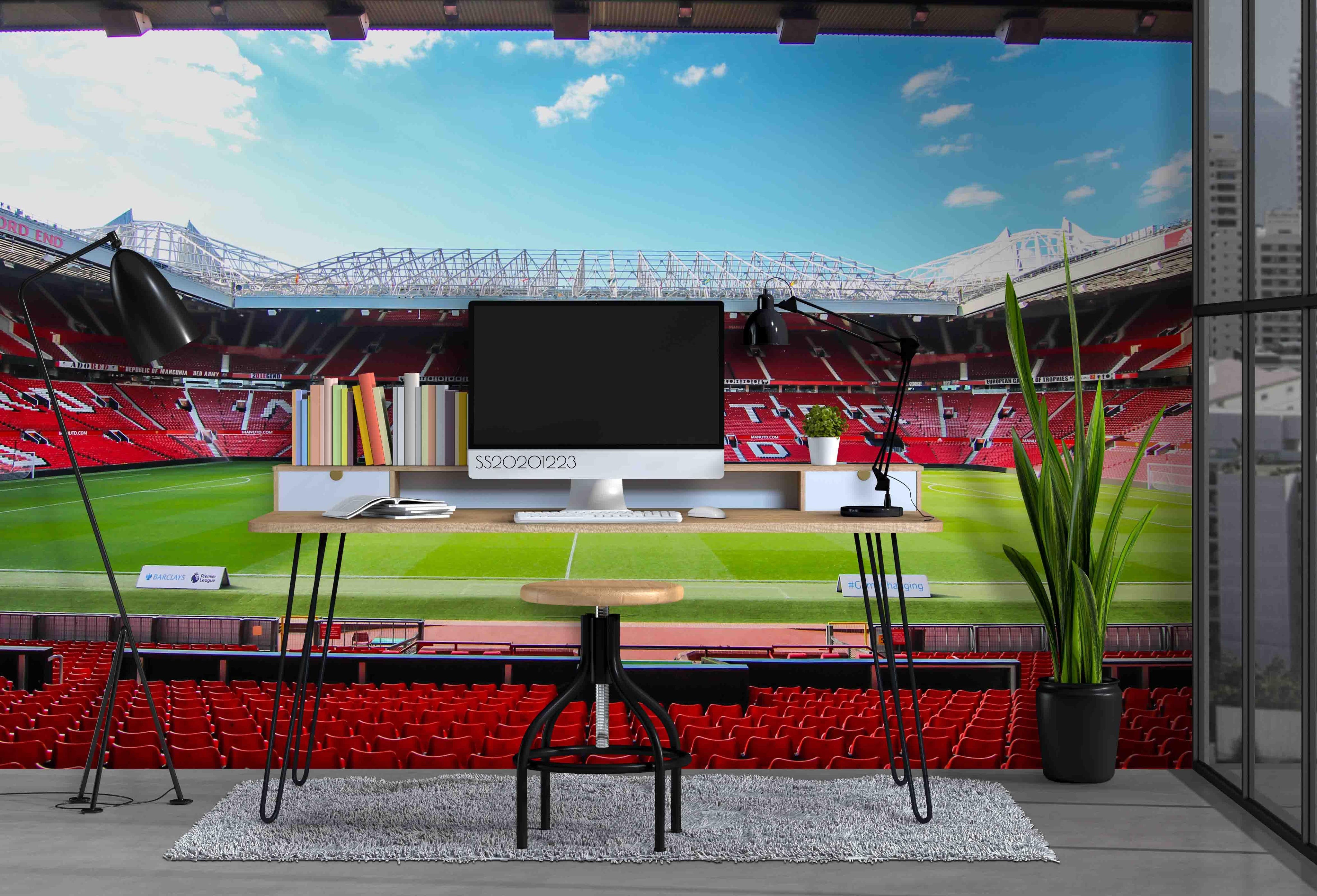 3D Football Stadium Wall Mural Wallpaper LQH 84- Jess Art Decoration