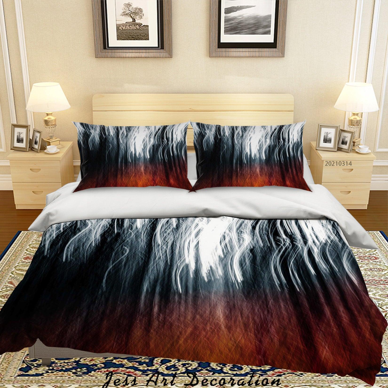 3D Abstract Graffiti Pattern Quilt Cover Set Bedding Set Duvet Cover Pillowcases 158- Jess Art Decoration