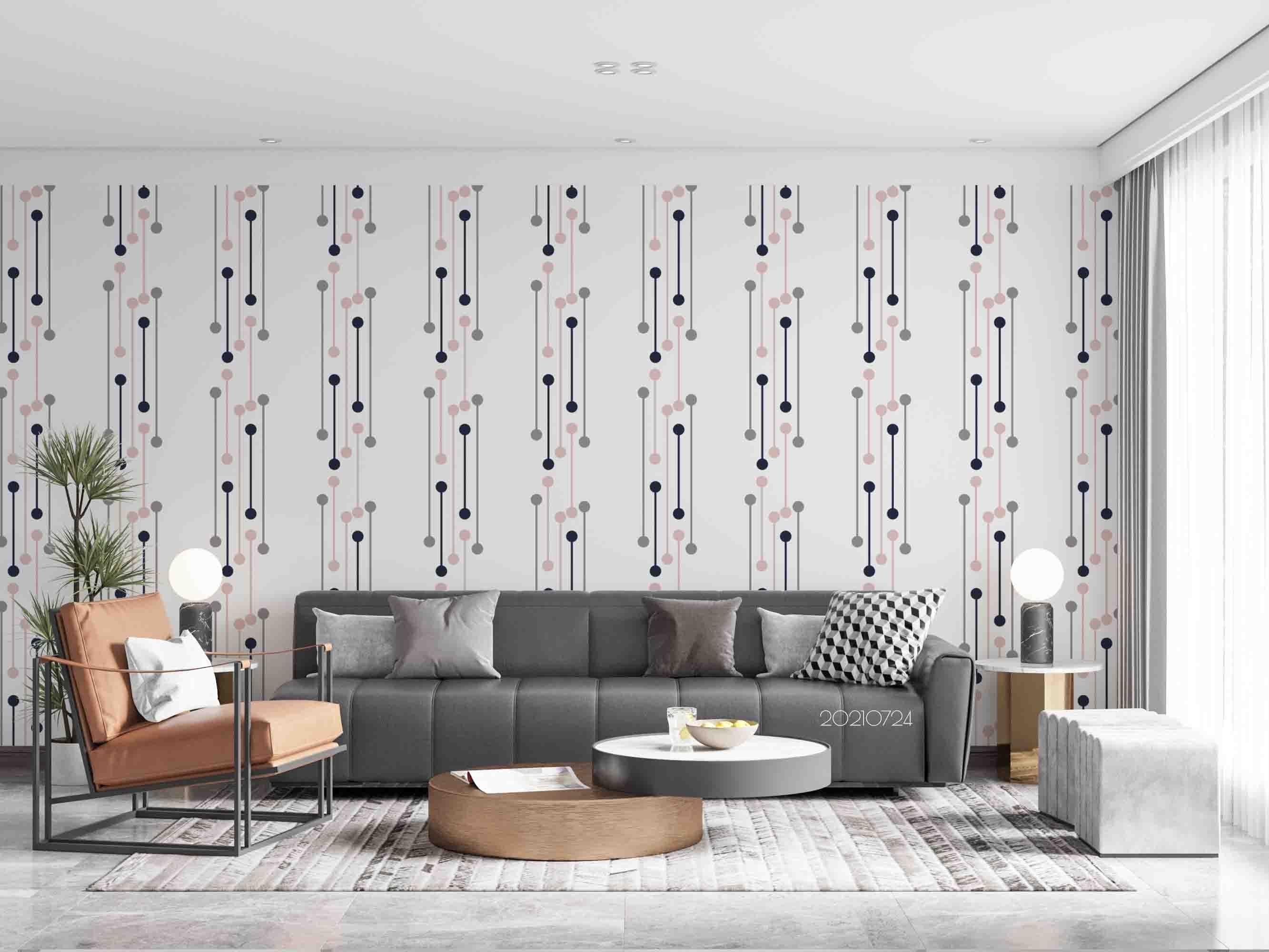 3D Abstract Geometry Pattern Seamless Wall Mural Wallpaper SWW3596- Jess Art Decoration