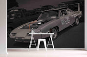 3D American Dodge Car Engine Wall Mural Wallpaper GD 3223- Jess Art Decoration