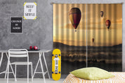 3D Mountain Forest Hot Air Balloon Curtains and Drapes GD 773- Jess Art Decoration