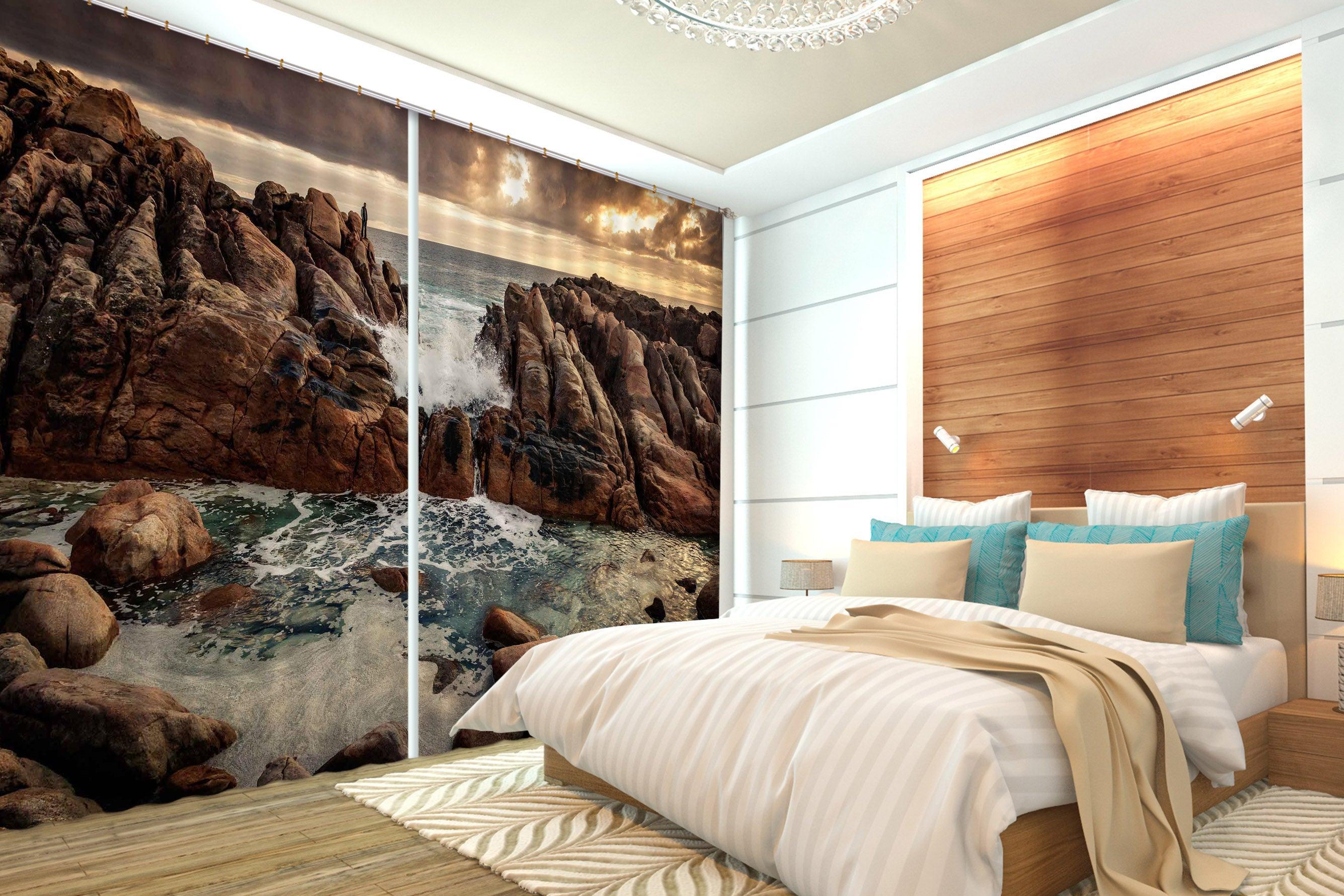 3D Reef Sea Curtains and Drapes SF148- Jess Art Decoration