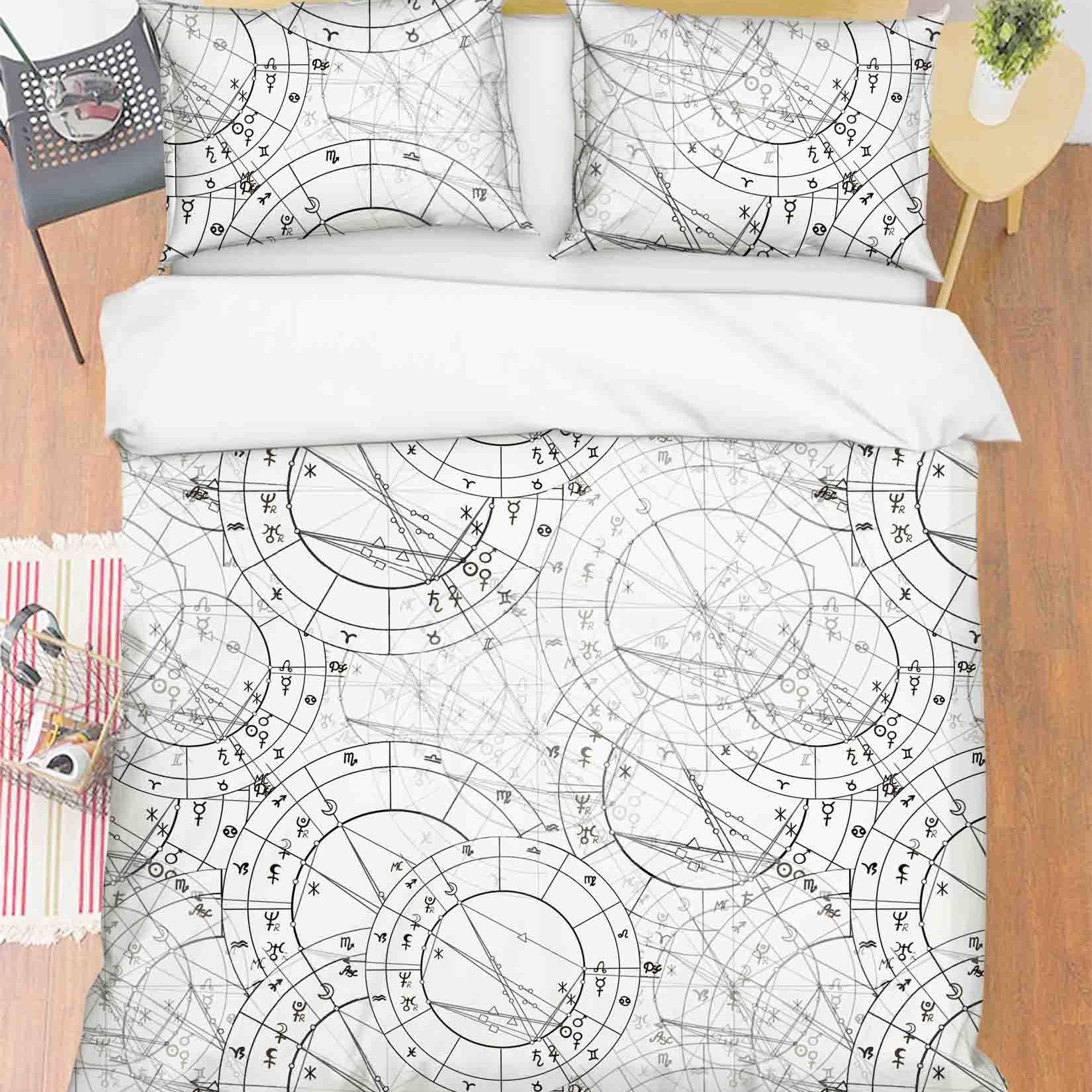 3D Abstract Geometric Pattern Quilt Cover Set Bedding Set Duvet Cover Pillowcases 286- Jess Art Decoration