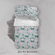3D Flamingo Floral Leaves Pattern Quilt Cover Set Bedding Set Duvet Cover Pillowcases WJ 3742- Jess Art Decoration