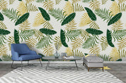 3D Green Leaves Wall Mural Wallpaper 39- Jess Art Decoration