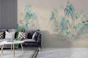 3D New Chinese Style Mountain Peak Woods Landscape Wall Mural Wallpaper GD 3066- Jess Art Decoration