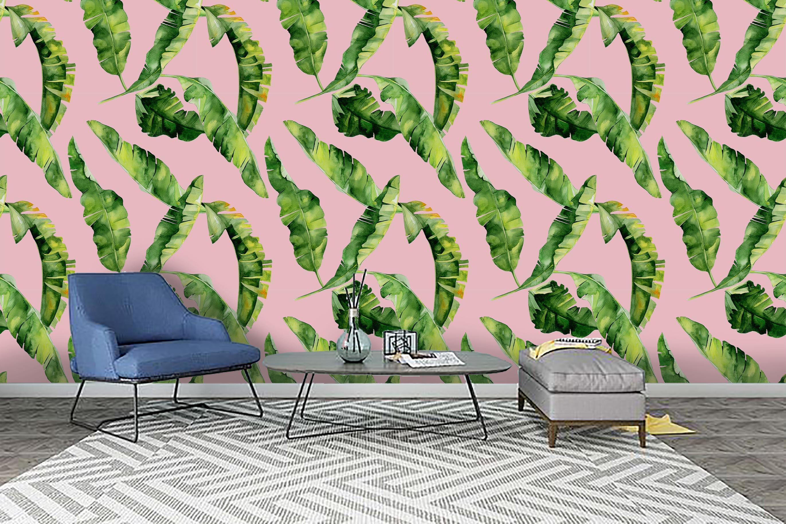 3D Green Leaves Wall Mural Wallpaper 137- Jess Art Decoration
