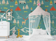 3D Camping Tourism Wall Mural Wallpaper LQH 125- Jess Art Decoration