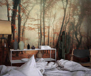 3D Autumn Forest Landscape Wall Mural Wallpaper LQH 142- Jess Art Decoration