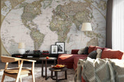3D World Map Wall Mural Wallpaper 204- Jess Art Decoration