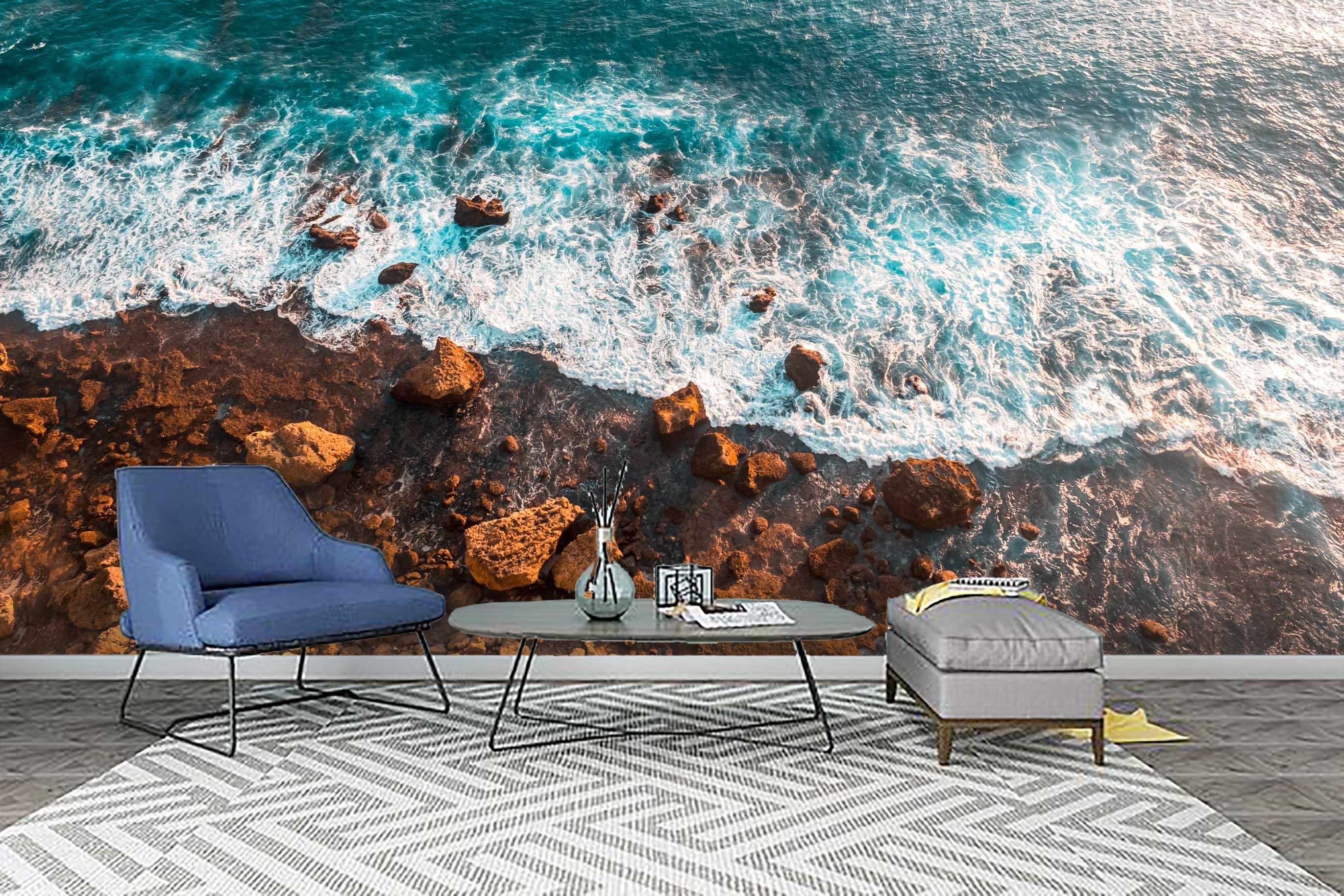 3D Deep Blue Sea Reef Wall Mural Wallpaper 69- Jess Art Decoration