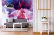 3D Abstract Color Pattern Wall Mural Wallpaper LQH 446- Jess Art Decoration