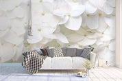 3D white floral petal wall mural wallpaper 36- Jess Art Decoration