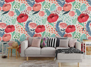 3D Floral Wall Mural Wallpaper 21- Jess Art Decoration