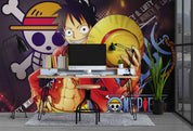 3D Anime Boy Sea Mural Wallpaper WJ 1380- Jess Art Decoration