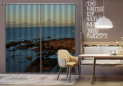3D Sea Reef Mountain Landscape Curtains and Drapes GD 2636- Jess Art Decoration