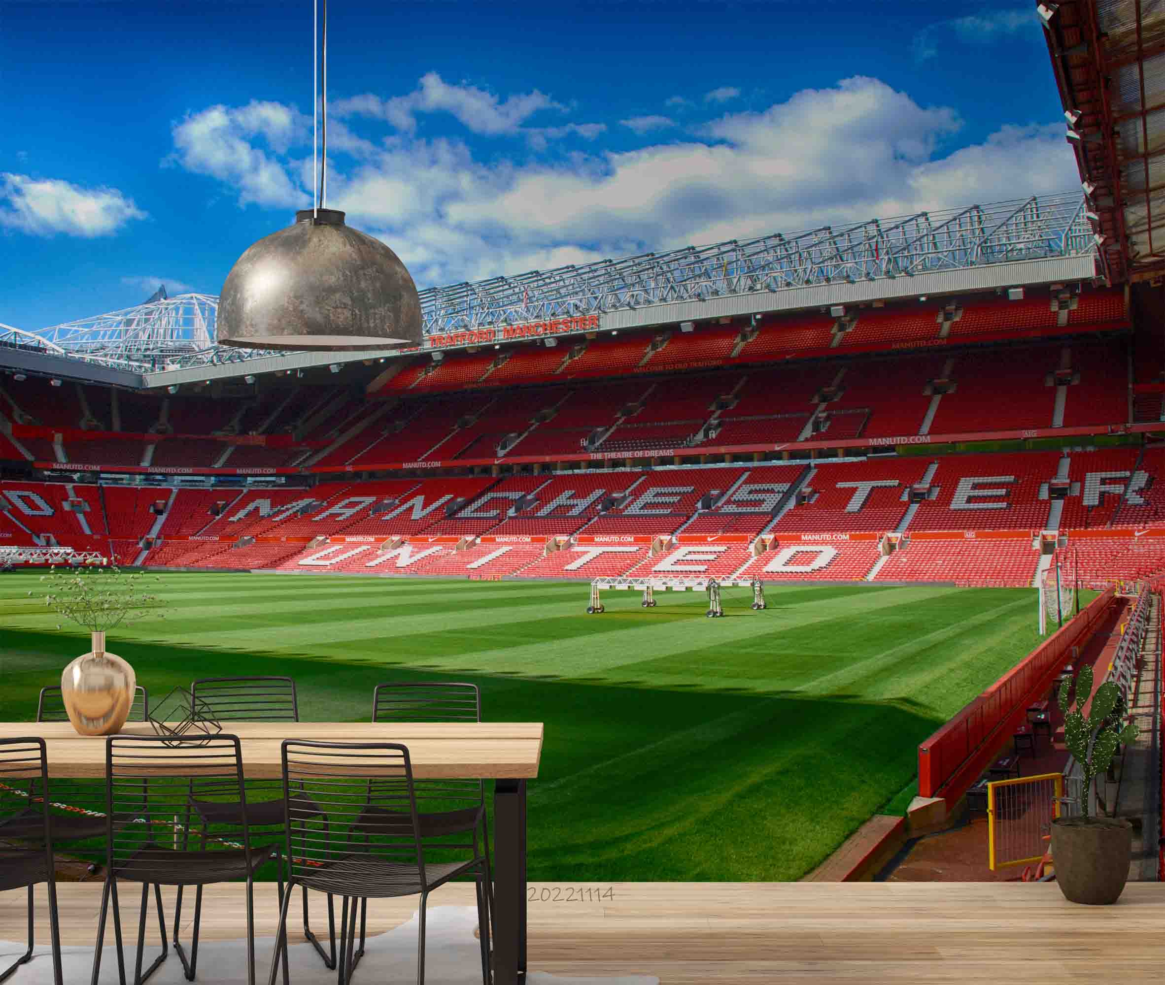 3D UK Old Trafford Stadium Wall Mural Wallpaper GD 212- Jess Art Decoration