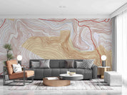 3D Topographic Map Interesting Wall Mural Wallpaper SWW3641- Jess Art Decoration