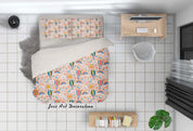 3D Sun Birds Clouds Rainbow Hot Air Balloon Quilt Cover Set Bedding Set Duvet Cover Pillowcases SF24- Jess Art Decoration