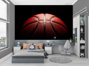 Basketball Black Basketball Wallpaper basketball wall mural for bedroom, gym or sports room - view 4