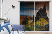 3D Landscape Peak Wilderness River Fog Curtains and Drapes GD 3016- Jess Art Decoration