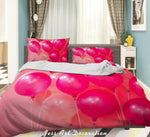 3D Pink Balloon Quilt Cover Set Bedding Set Duvet Cover Pillowcases LXL 20- Jess Art Decoration