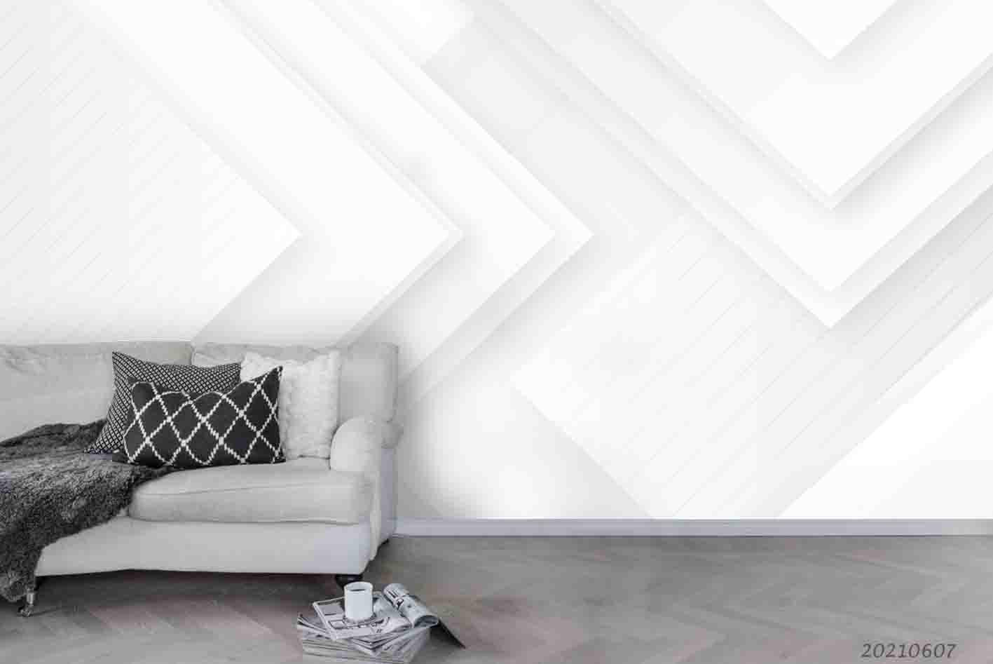 3D  Abstract Grey Texture Art Wall Mural Wallpaper SWW1025- Jess Art Decoration