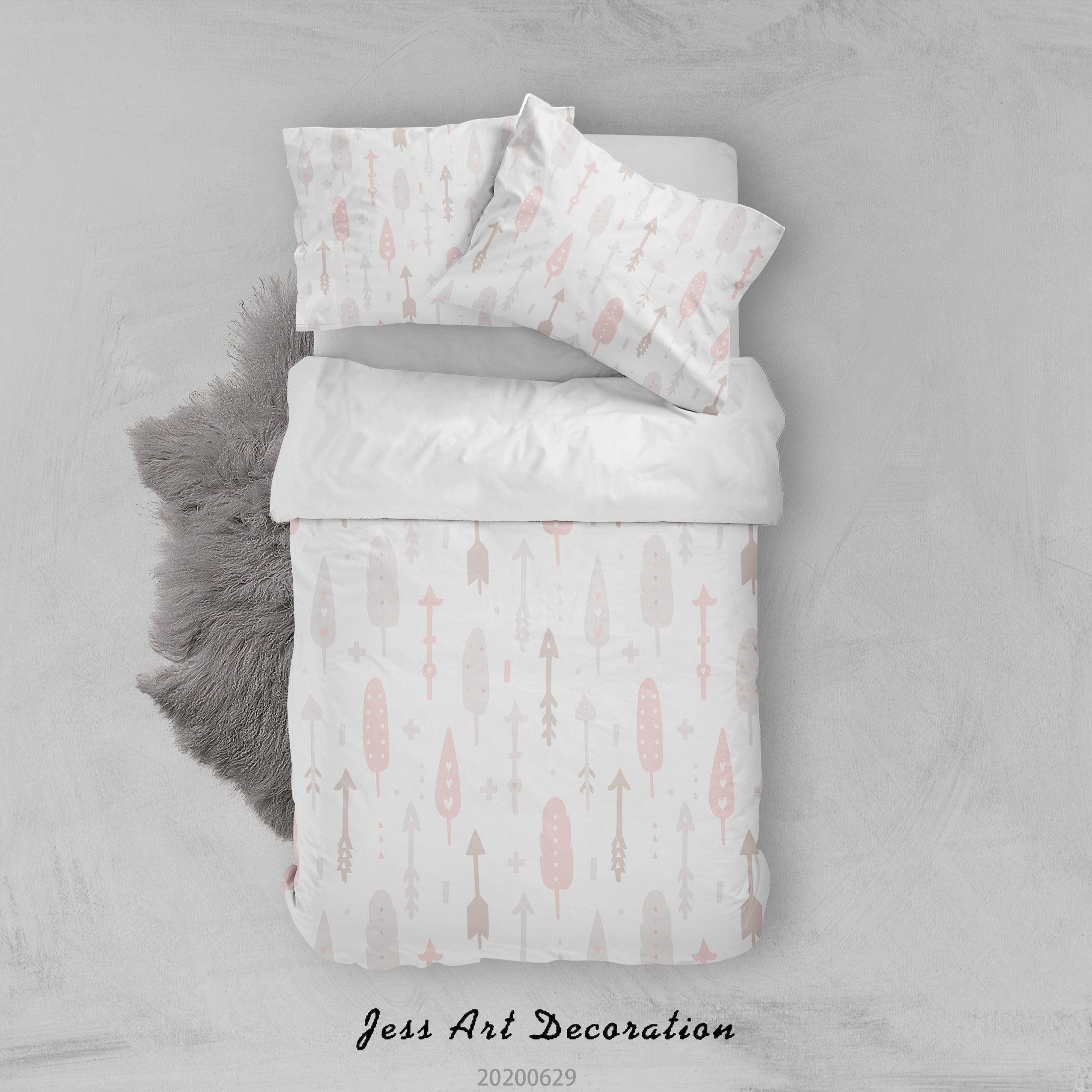 3D White Arrow Quilt Cover Set Bedding Set Duvet Cover Pillowcases SF44- Jess Art Decoration