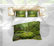 3D Green Forest Landscape Quilt Cover Set Bedding Set Duvet Cover Pillowcases 253- Jess Art Decoration