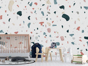 3D Soft Terrazzo Confetti soft terrazzo confetti pattern wall mural wallpaper for nursery - view 3
