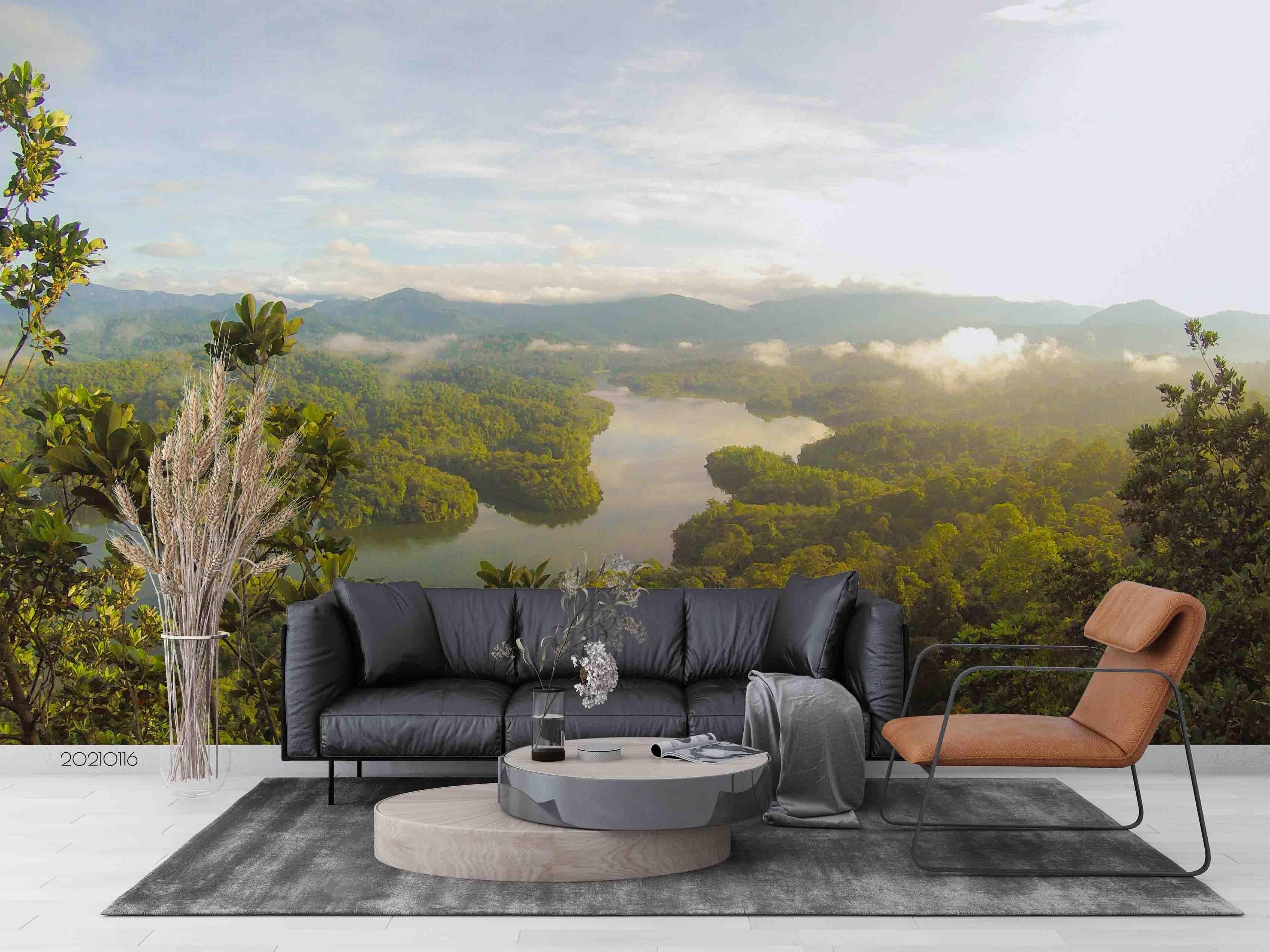 3D Natural Landscape Wall Mural Wallpaper LQH 51- Jess Art Decoration