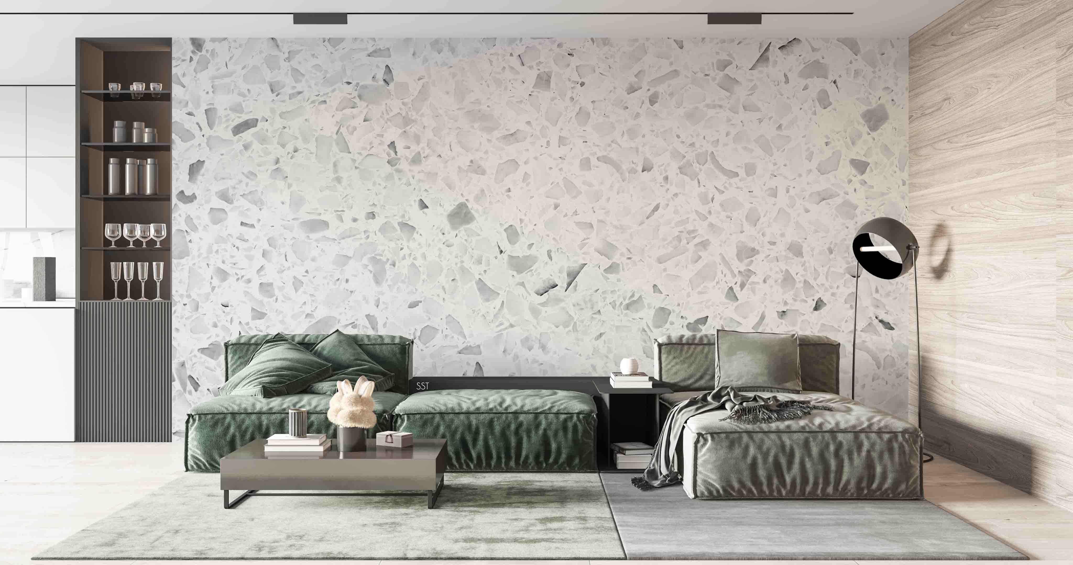 3D Terrazzo Texture Wall Mural Wallpaper sww 58- Jess Art Decoration