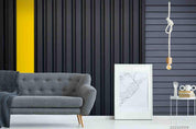 3D Yellow Stripe Grille Wall Mural Wallpaper SWW4367- Jess Art Decoration