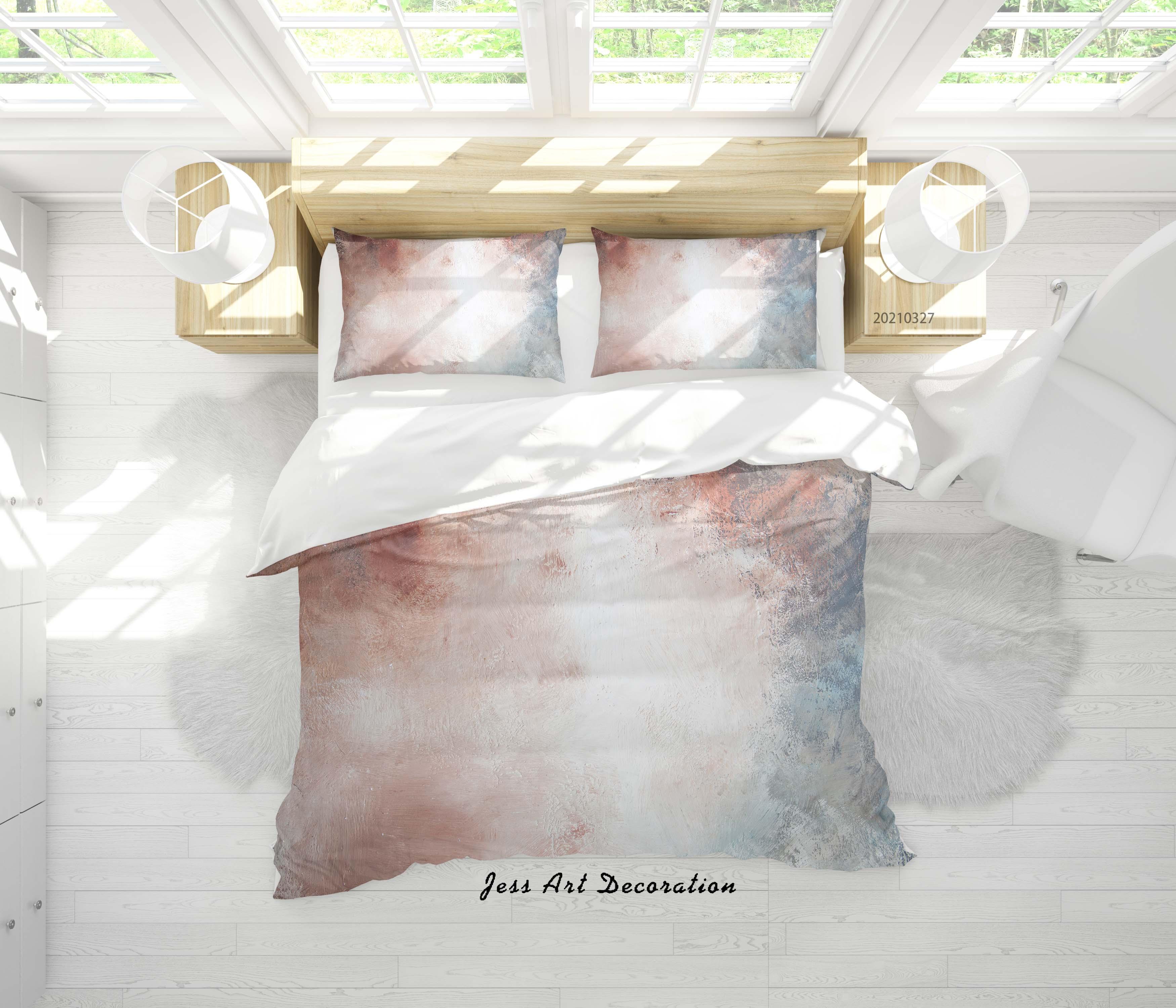 3D Watercolor Color Quilt Cover Set Bedding Set Duvet Cover Pillowcases 81- Jess Art Decoration