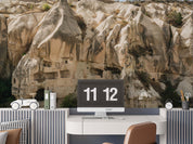 3D Mountain Birdhouse Cappadocia Landscape Wall Mural Wallpaper GD 2765- Jess Art Decoration