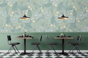 3D Hand Drawn Bicycle Floral Leaves Plant Wall Mural Wallpaper LXL- Jess Art Decoration