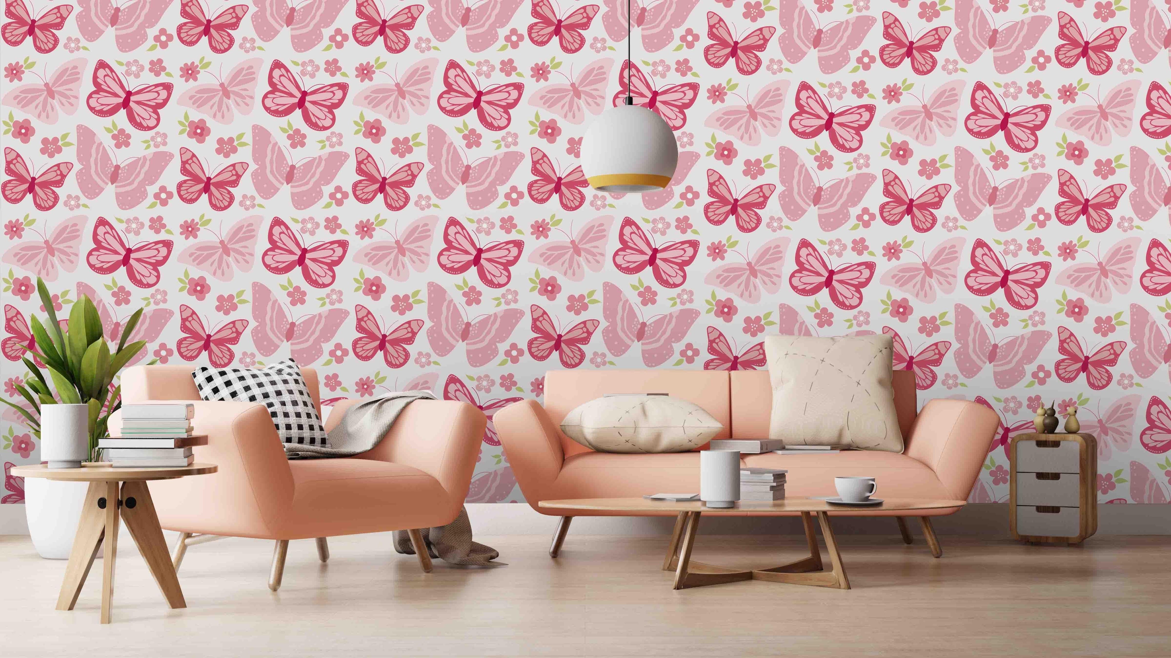 3D butterflies pattern wall mural wallpaper 11- Jess Art Decoration
