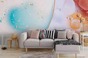 3D Abstract Color Bubble Wall Mural Wallpaper LQH 494- Jess Art Decoration