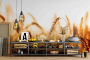 3D autumn harvest wheat field wall mural wallpaper 14- Jess Art Decoration