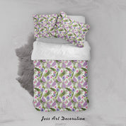 3D Flamingo Floral Leaves Pattern Quilt Cover Set Bedding Set Duvet Cover Pillowcases WJ 3743- Jess Art Decoration