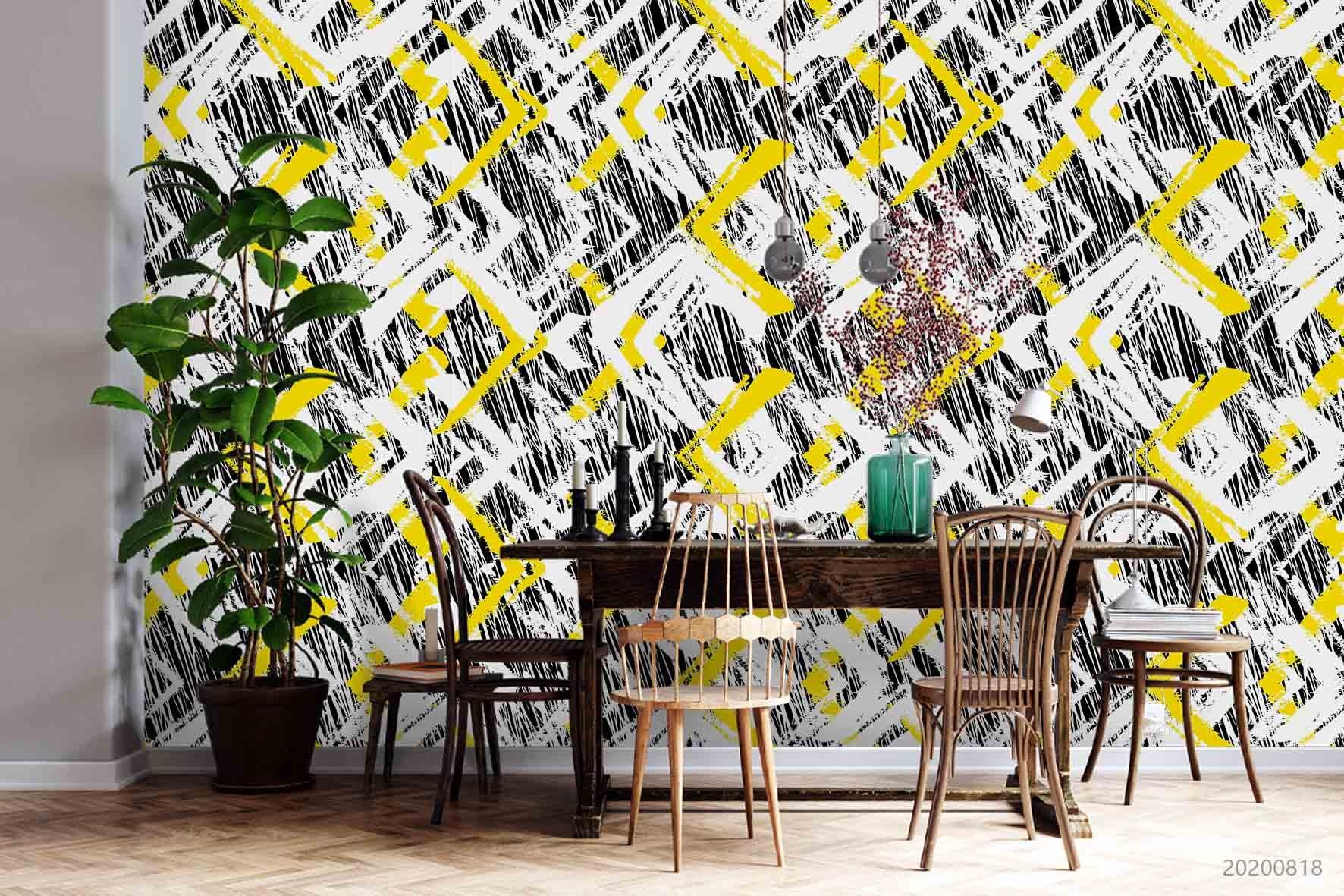 3D Vintage Abstract Pattern Wall Mural Wallpaper LXL 1163- Jess Art Decoration