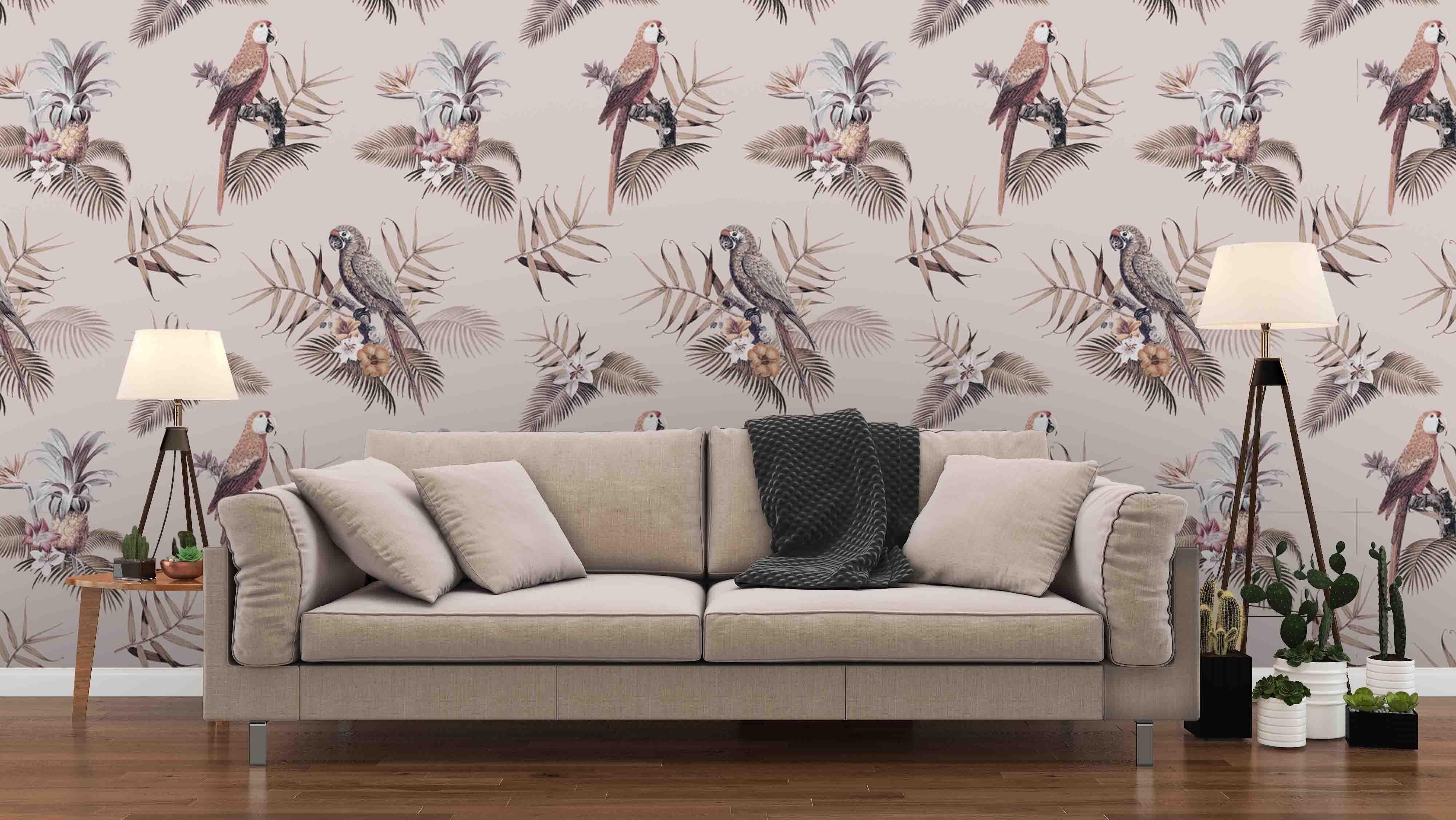 3D brown flower eagle wall mural wallpaper 4- Jess Art Decoration