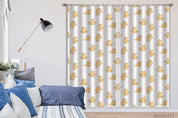 3D Cute Bear Different Action Pattern Curtains and Drapes GD 3145- Jess Art Decoration
